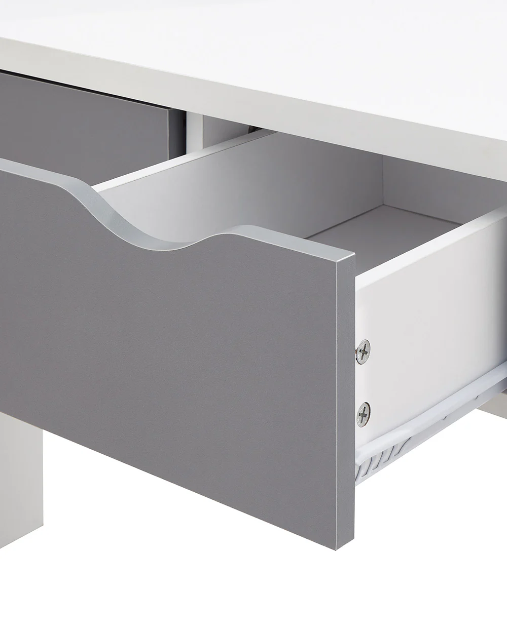Elizabeth Dressing Table Set White + Grey - Image 16