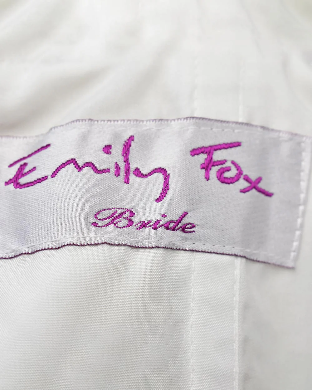 Emily Fox Ivory Fishtail Wedding Dress Size 16 - Image 10