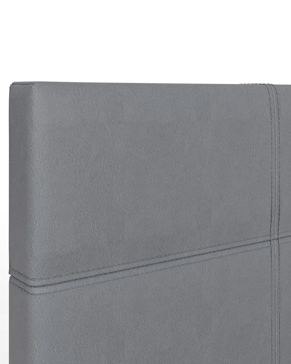 End Lift Ottoman Single Bed Grey Faux Leather 90cm - Image 8