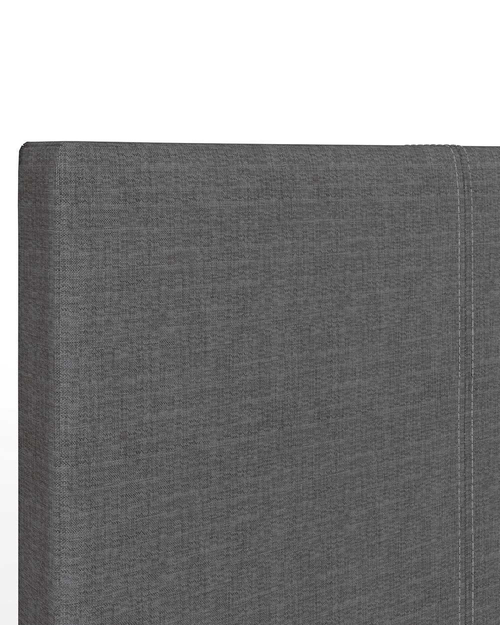 End Lift Ottoman Single Bed Hopsack Fabric Grey 90cm - Image 9