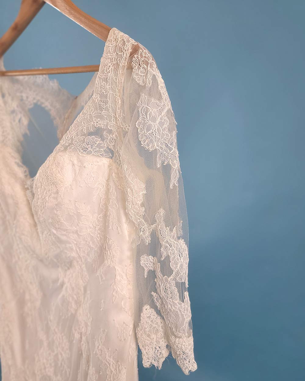 Eternity Bride Ivory Illusion Wedding Dress Size 12-14 - Image 4