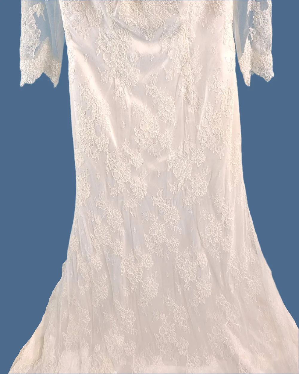 Eternity Bride Ivory Illusion Wedding Dress Size 12-14 - Image 5
