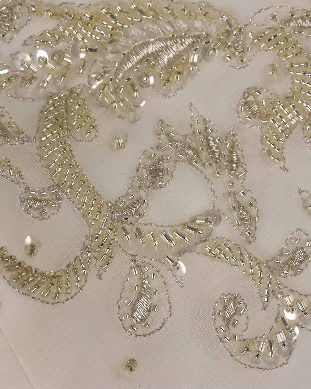 Euro Bride Ivory Fitted Wedding Dress Size 10 - Image 8