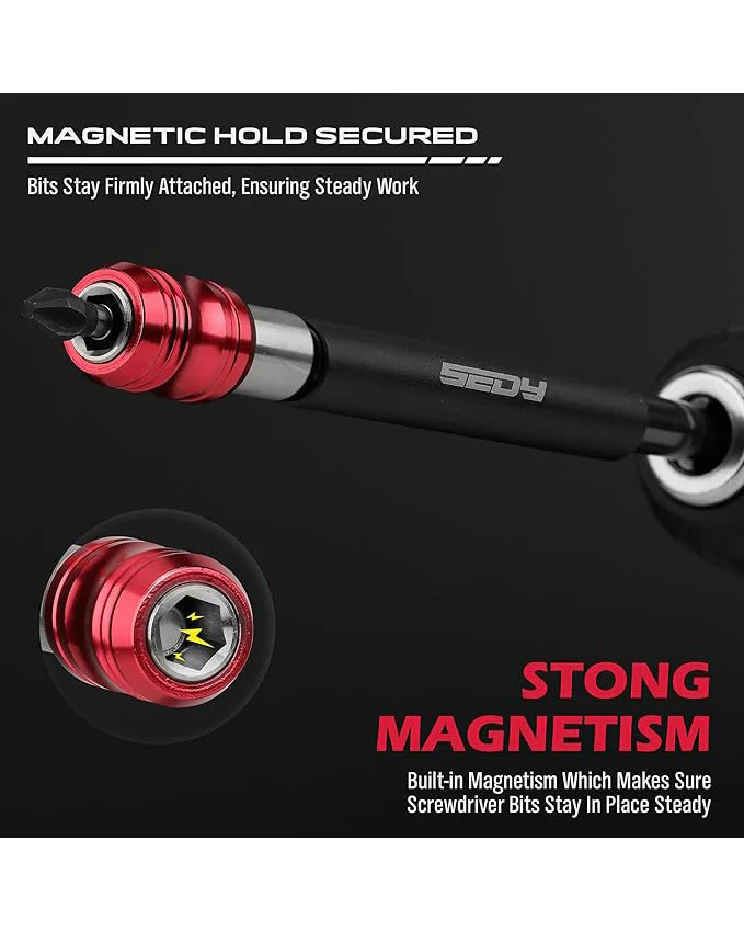 Extra Long Magnetic Screwdriver Bit Holders 2-Piece 6"12" - Image 4