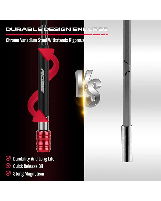 Extra Long Magnetic Screwdriver Bit Holders 2-Piece 6"12" - Image 7