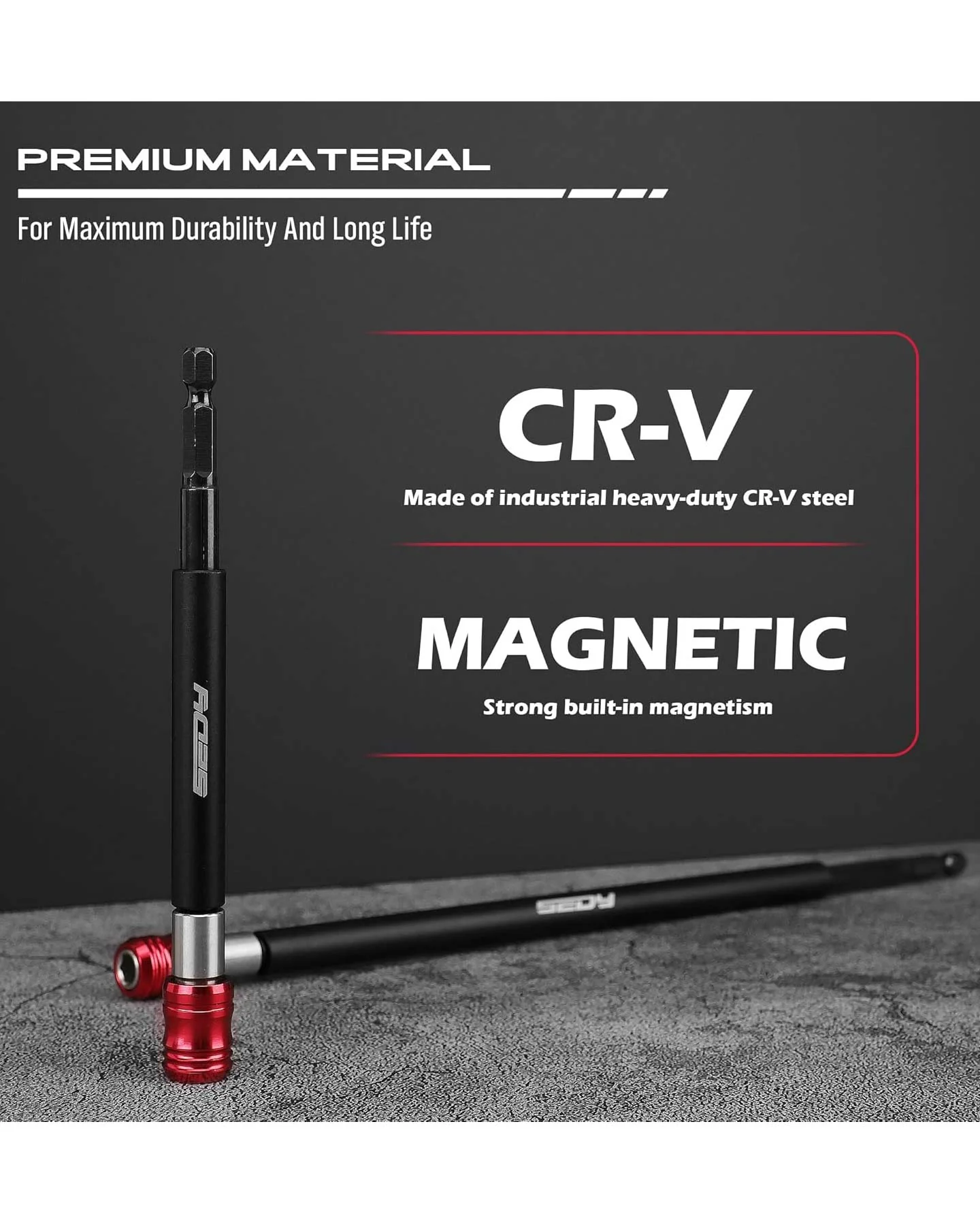 Extra Long Magnetic Screwdriver Bit Holders 2-Piece 6"12" - Image 9