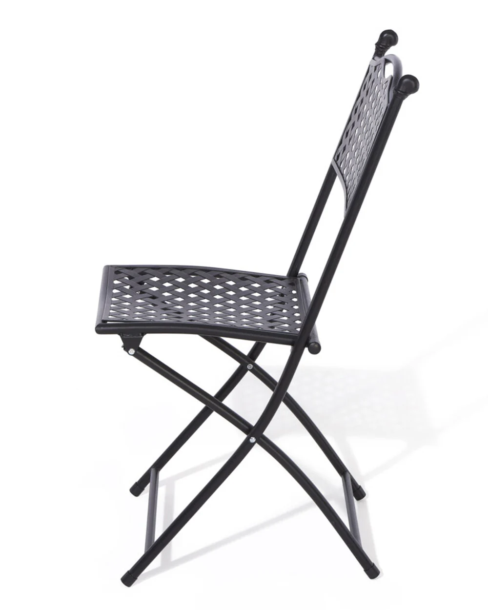 Garden Bistro Set Black Havana Rowlinson - Image 13