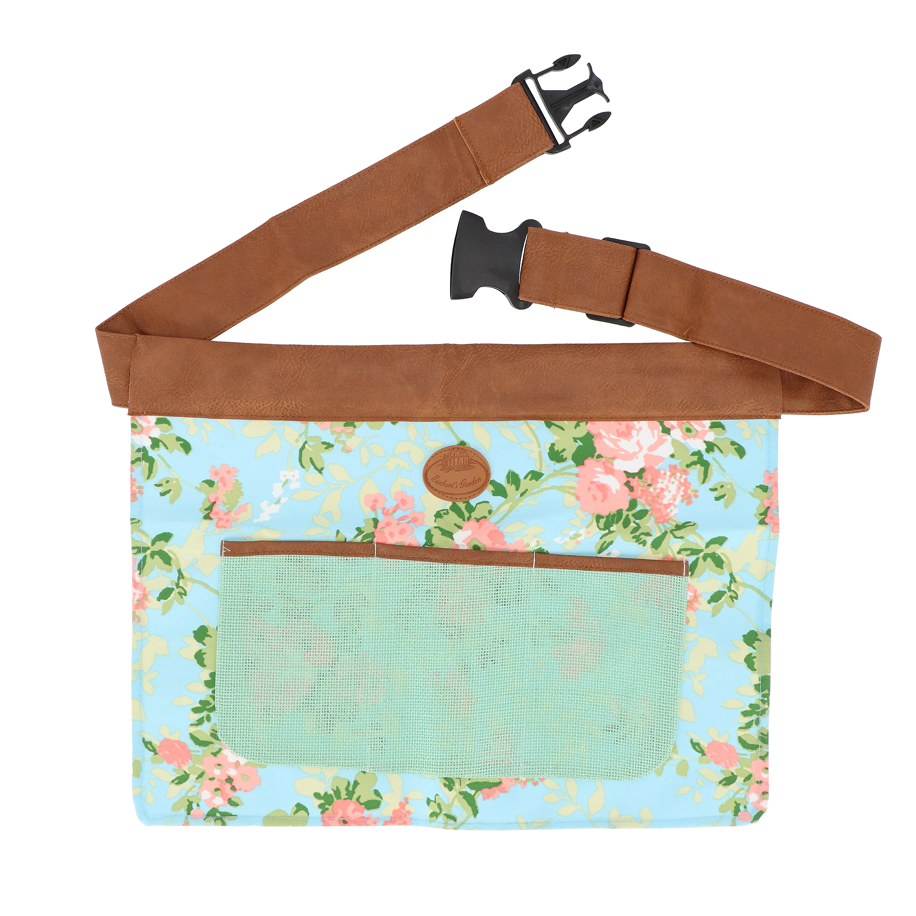 Gardening Tool Belt Green Rose Design