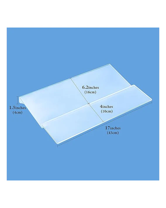 Geekria Universal Acrylic Raised Stand Palm Rest Clear - Image 6