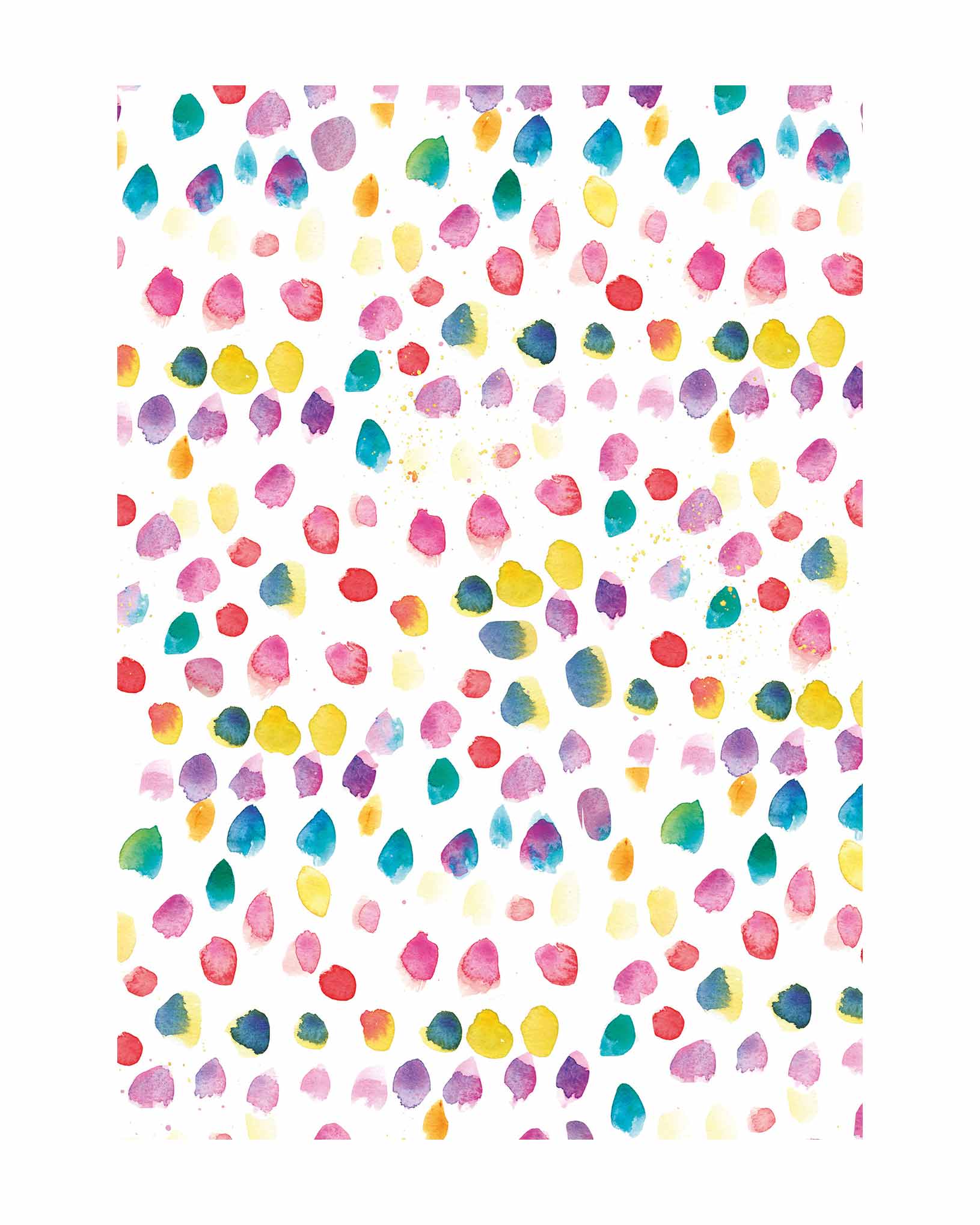 Gift Wrapping Paper Bright Colourful Dots - Image 2