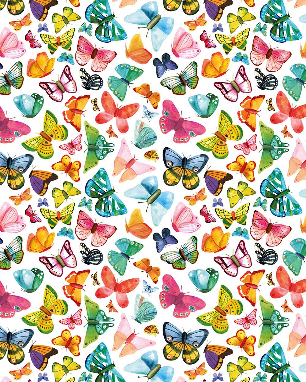 Gift Wrapping Paper Set Butterflies - Image 3