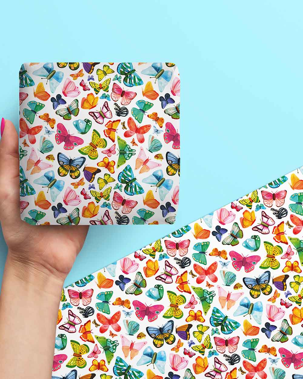 Gift Wrapping Paper Set Butterflies - Image 4