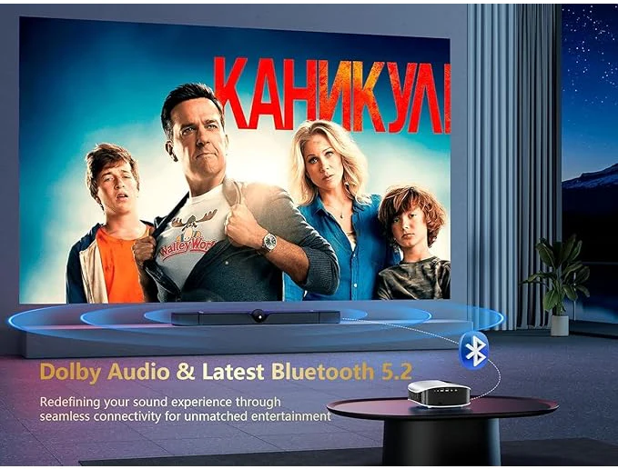 GooDee Portable 4K Projector WiFi Bluetooth YG600 PLUS - Image 5