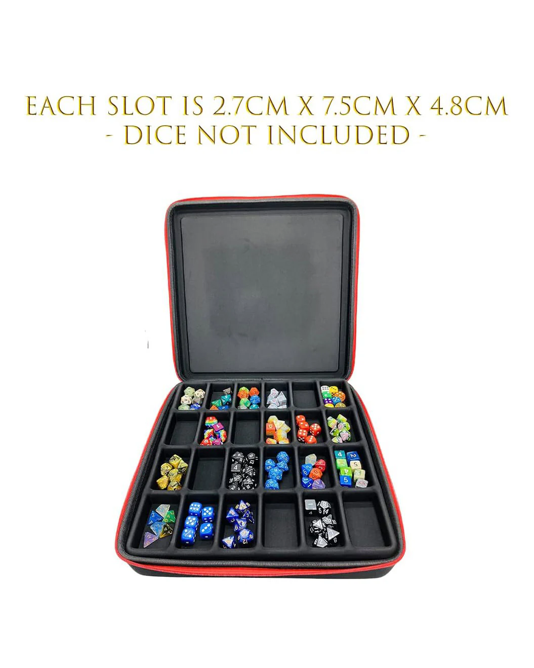 Grinning Gargoyle Dice Carry Case Organiser Black - Image 6