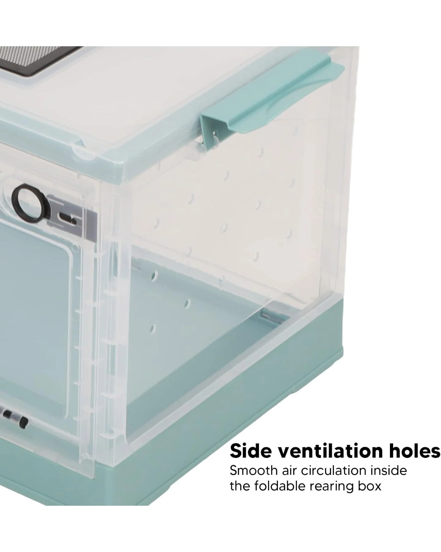 Hamster Transparent Cage Large Capacity Breathable Blue - Image 6