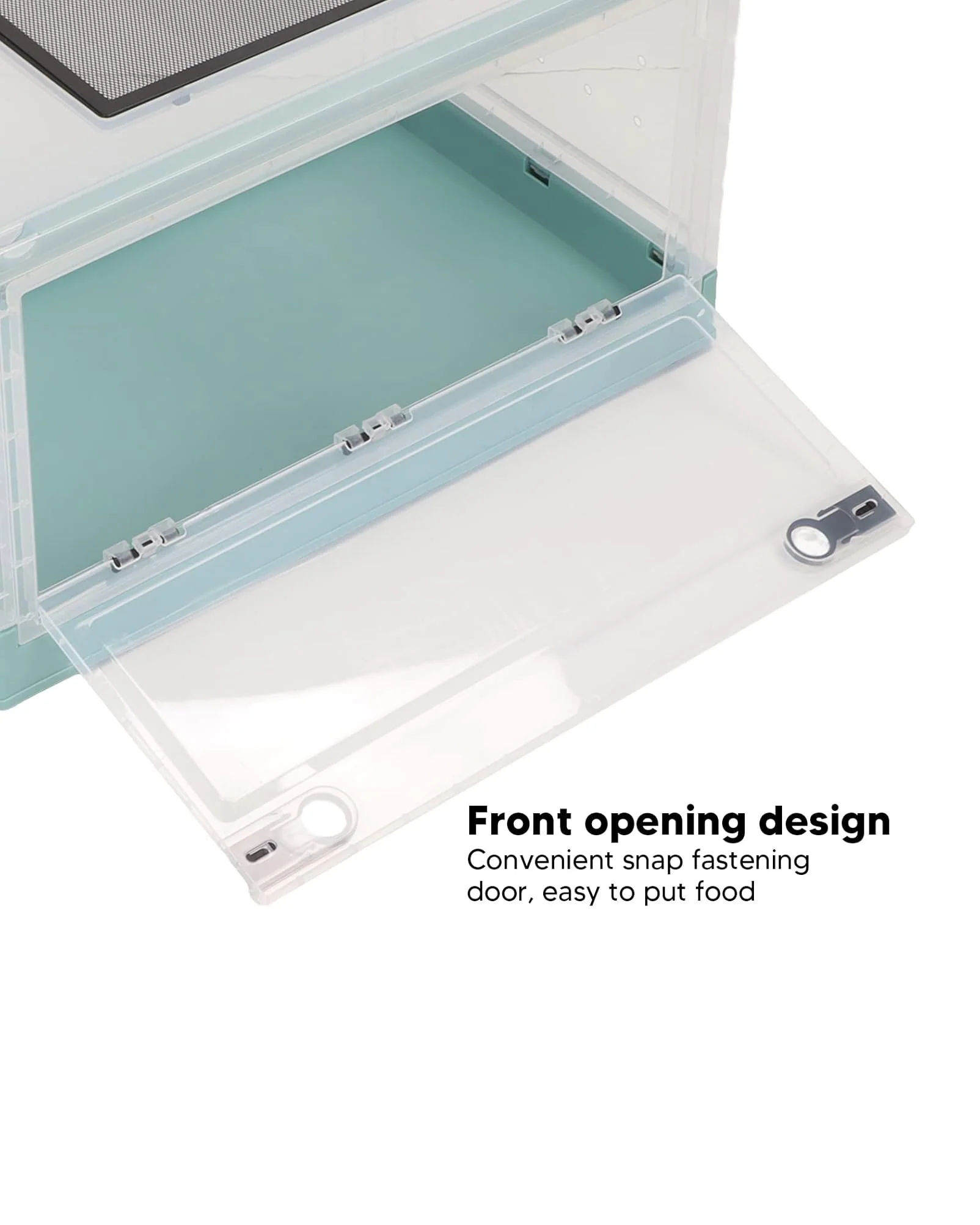 Hamster Transparent Cage Large Capacity Breathable Blue - Image 7