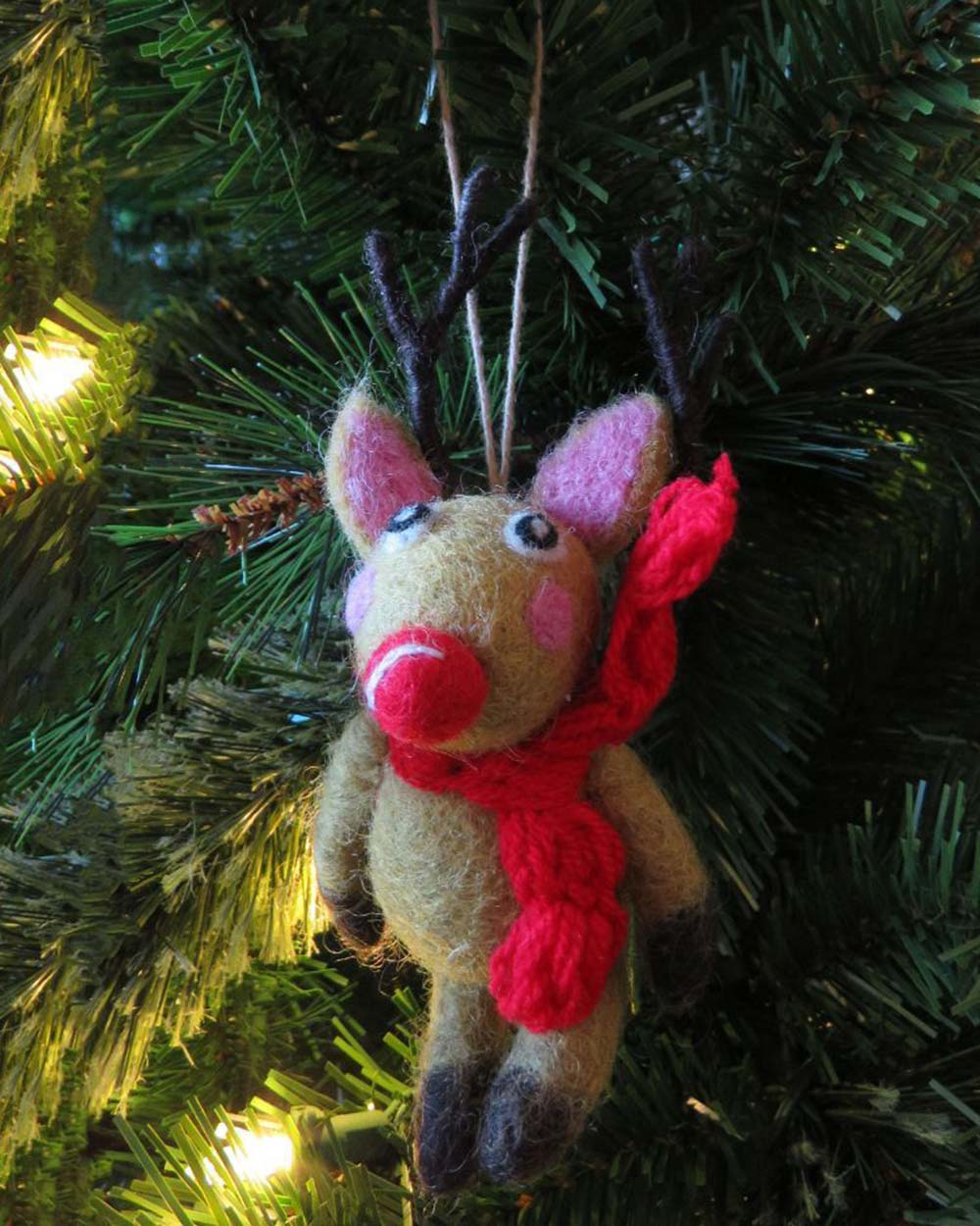 Christmas Tree Decoration Handmade Reindeer