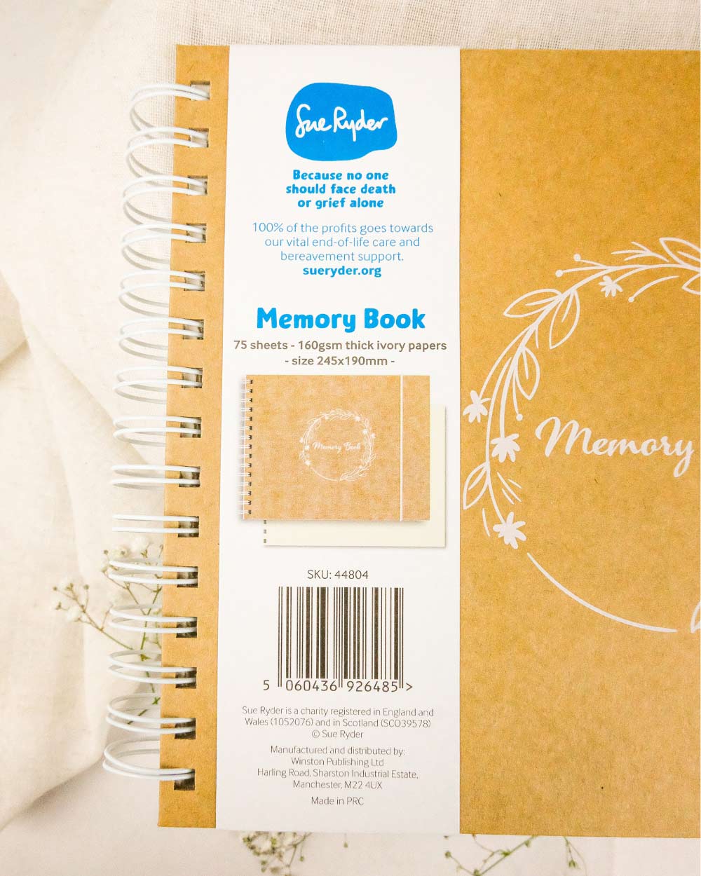 Memory Book 75 Pages Hard Back - Image 6