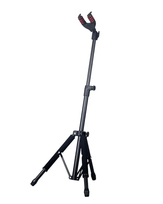 Hebikuo JA-A35 Auto Lock Upright Guitar Stand Black - Image 4