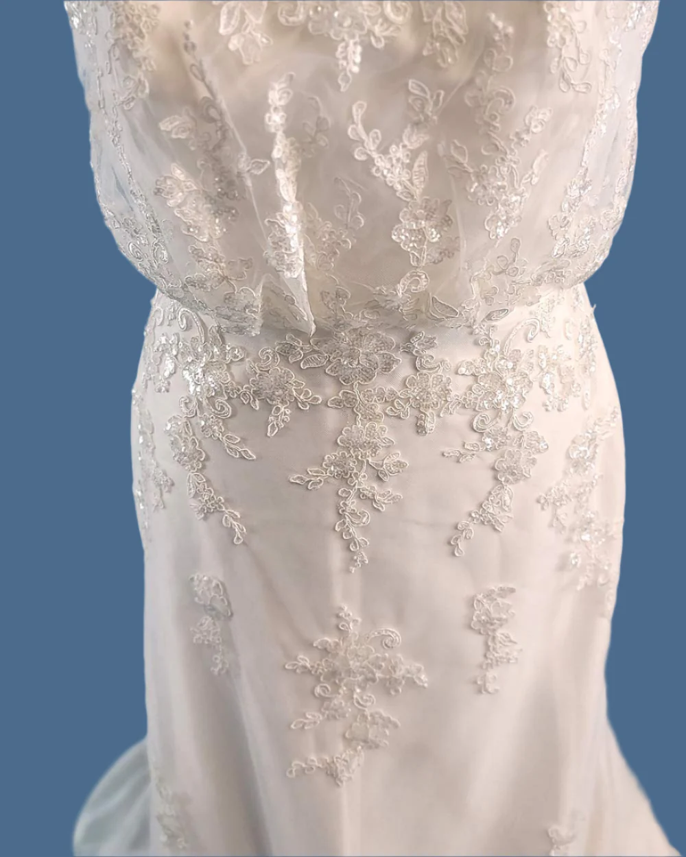 Hilary Morgan White A Line Wedding Dress Size 14-16 - Image 4