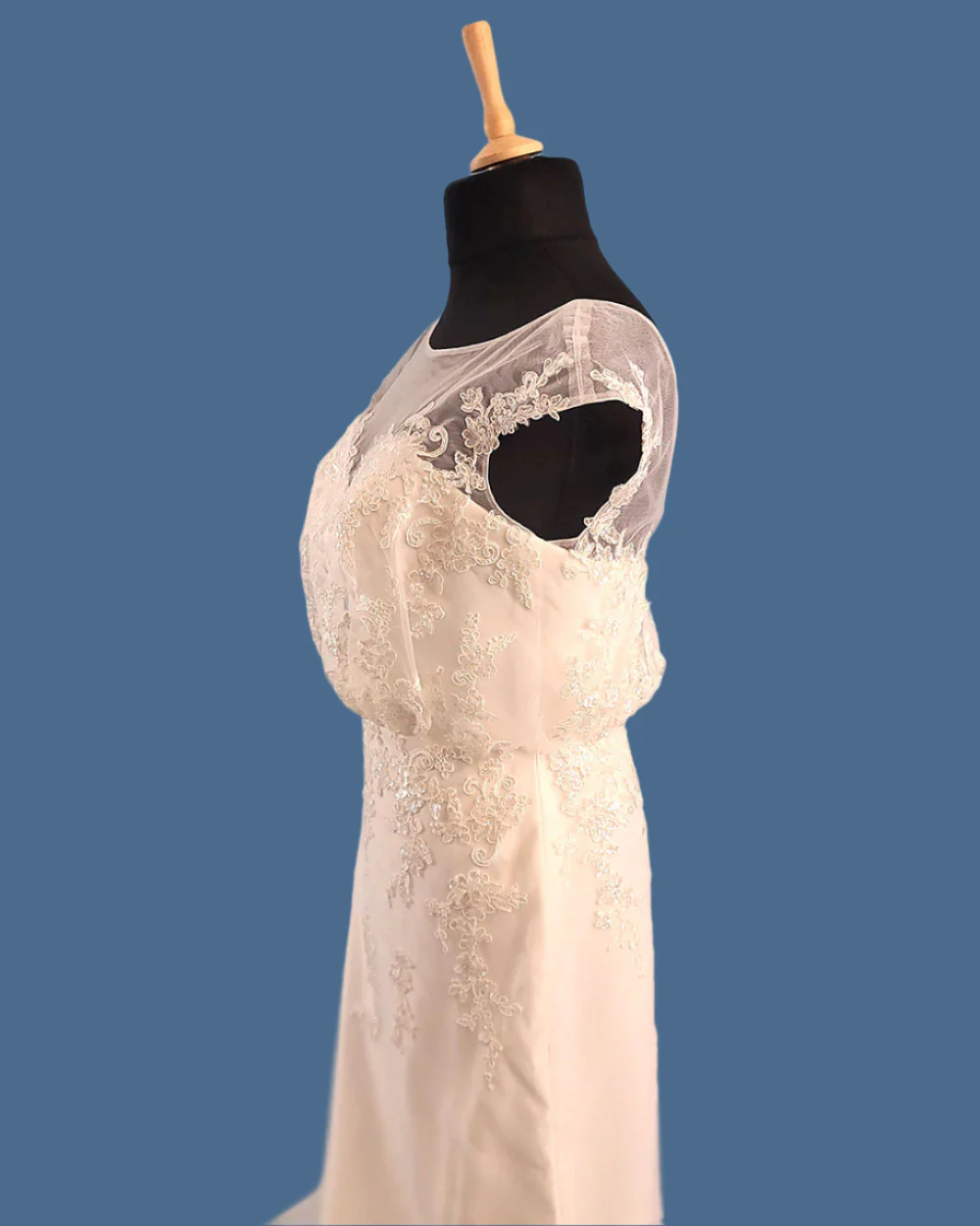 Hilary Morgan White A Line Wedding Dress Size 14-16 - Image 6