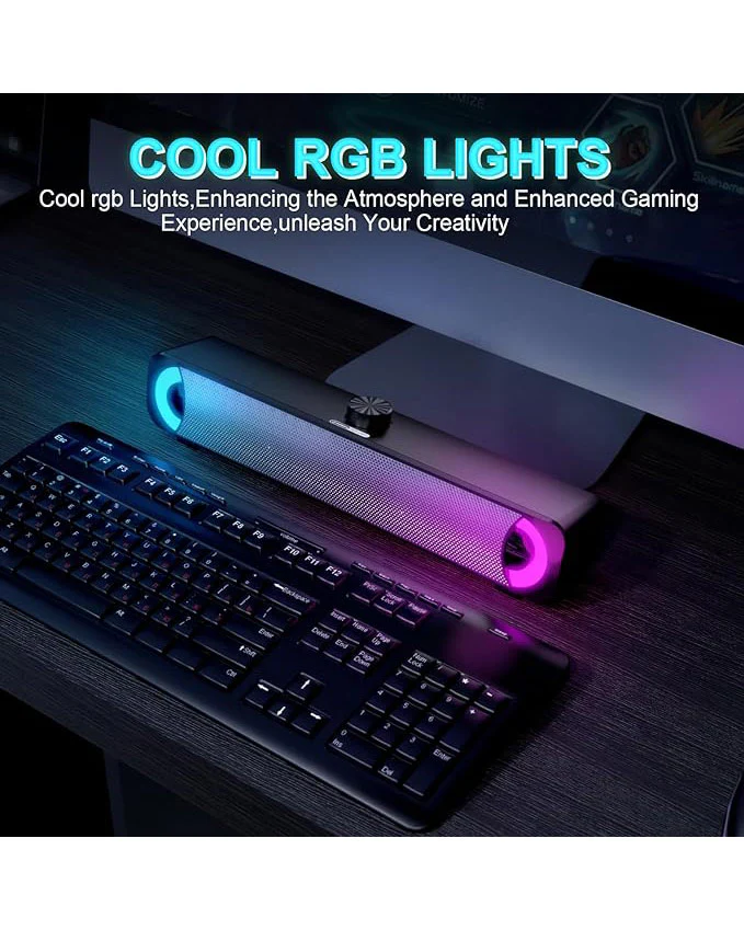 Hpylife H Computer Speaker for Desktop, Laptop, MP4, Plug and Play - Image 4