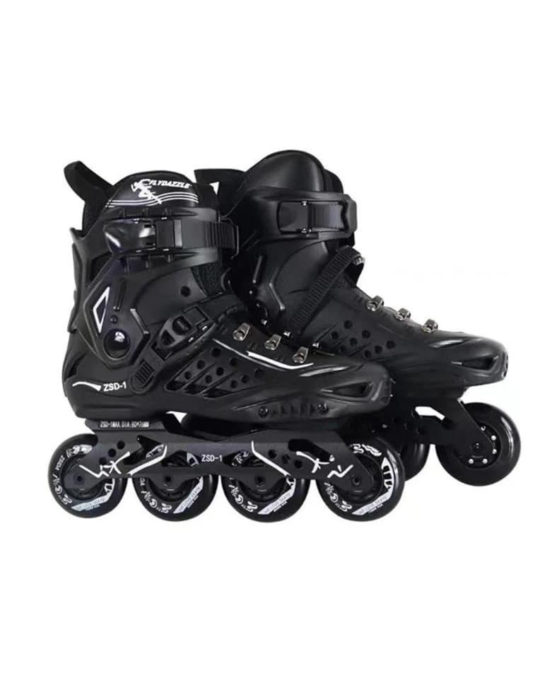 Inline Skates Professional Roller Skates UK Size 6 Black