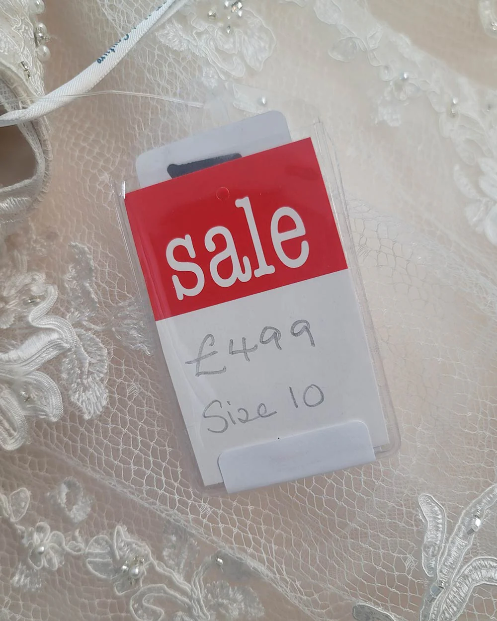 Jasmine Couture Champagne A line Wedding Dress Size 10 - Image 15