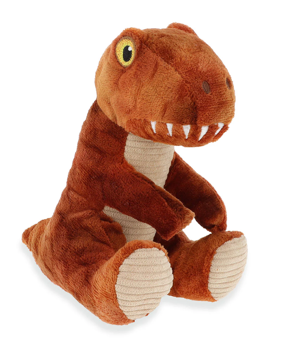 Keeleco Soft Toy Orange Dinosaur 12cm 100% Recycled