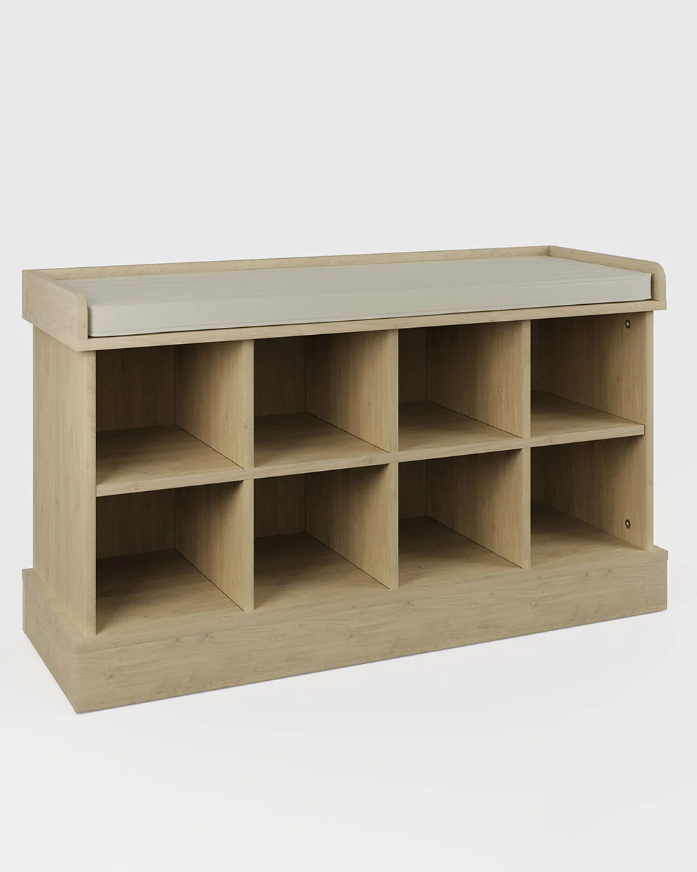 Kempton Shoe Bench With Seat Oak Effect - Image 4