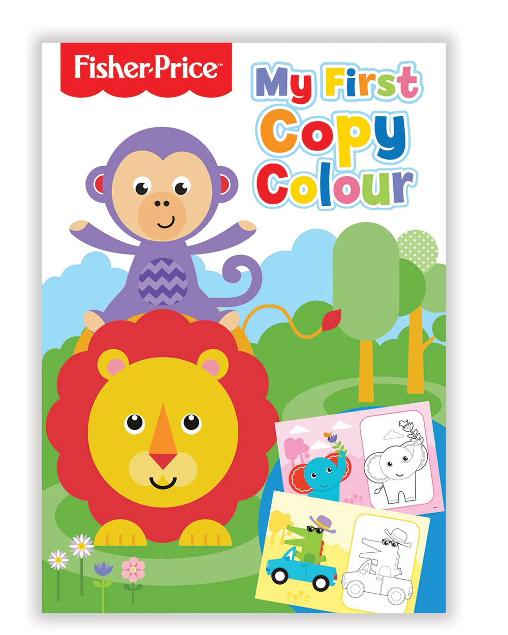 Kids First Copy Colouring Book Fisher Price