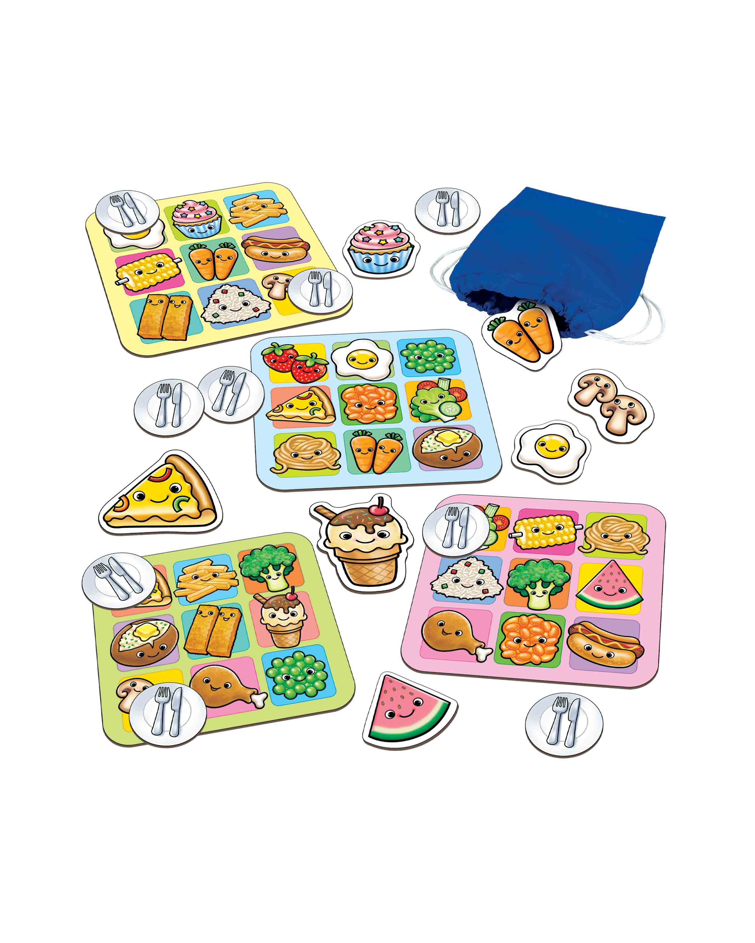 Kids Fun Food Bingo Matching Card Game Age 3+ - Image 3