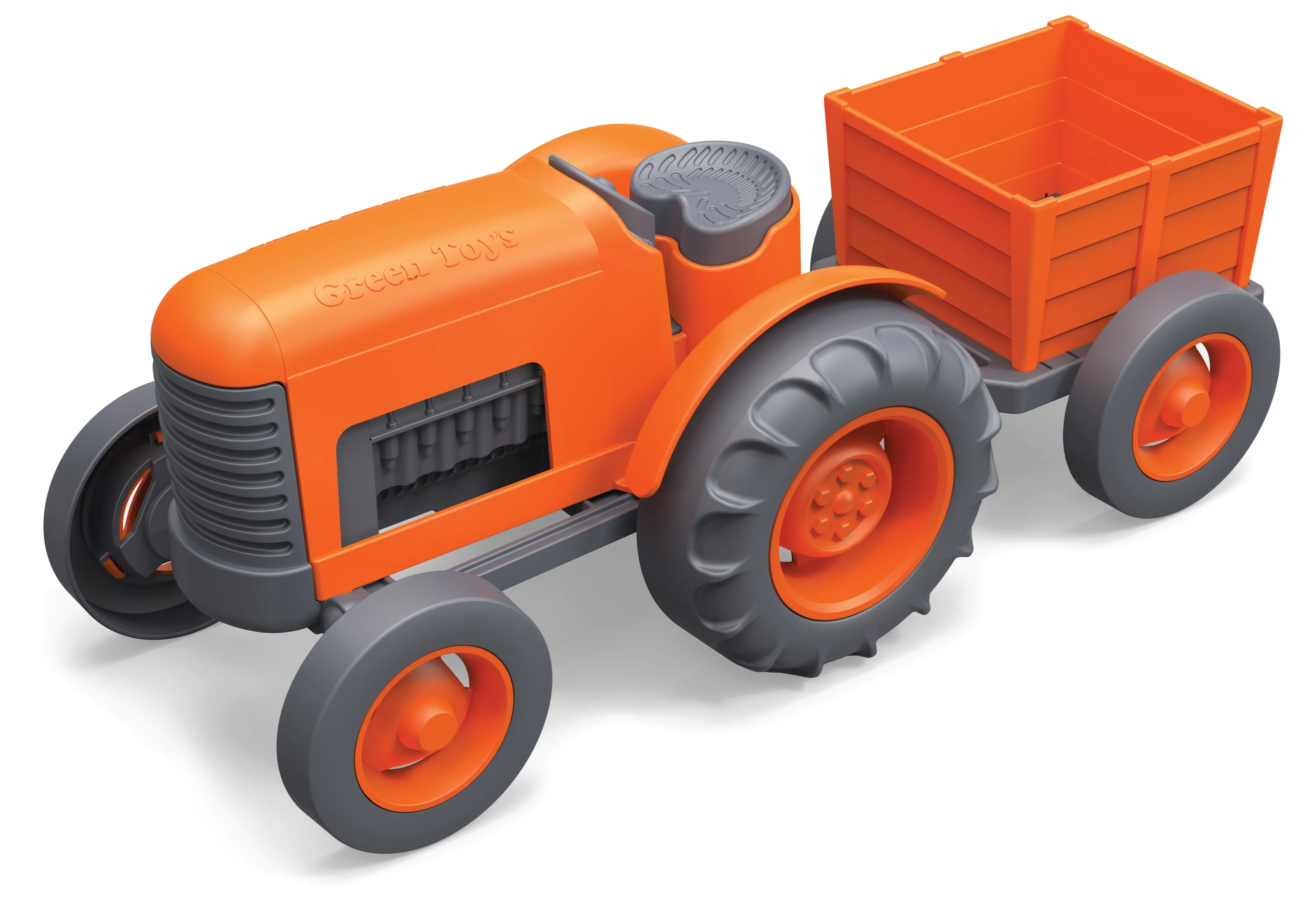Kids Toy Tractor Trailer 100% Recycled Plastic 1+ - Image 3
