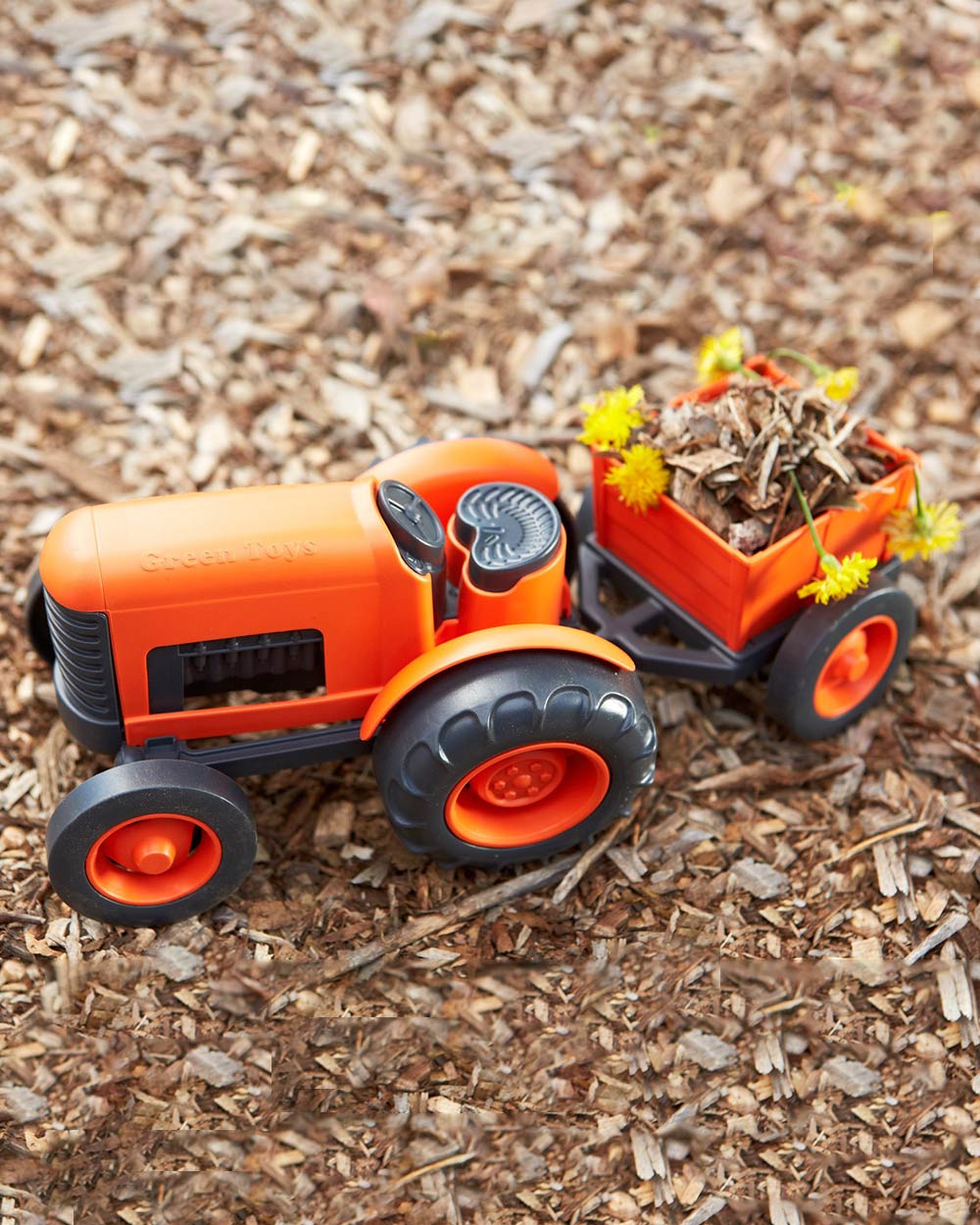 Kids Toy Tractor Trailer 100% Recycled Plastic 1+ - Image 4