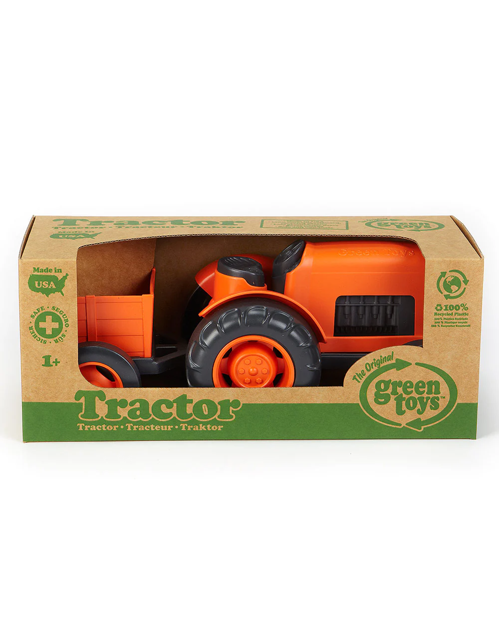 Kids Toy Tractor Trailer 100% Recycled Plastic 1+ - Image 5