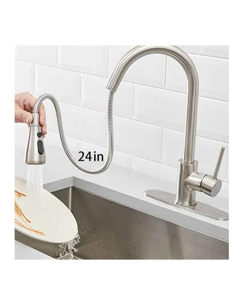 Kitchen Sink Mixer Tap  Pull Down 3 Function Sprayer - Image 3