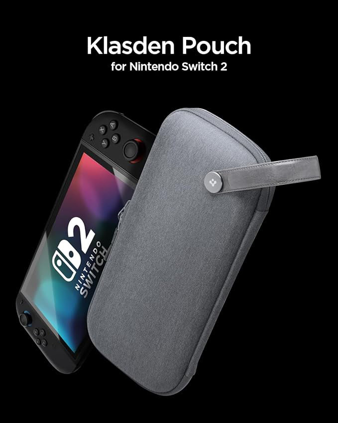 Klasden Compact Carrying Pouch for Nintendo Switch 2 Grey - Image 2