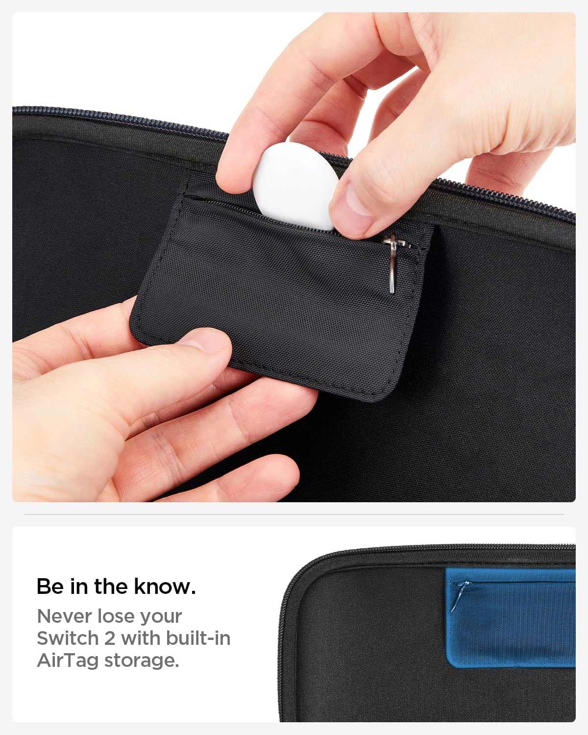 Klasden Compact Carrying Pouch for Nintendo Switch 2 Grey - Image 6
