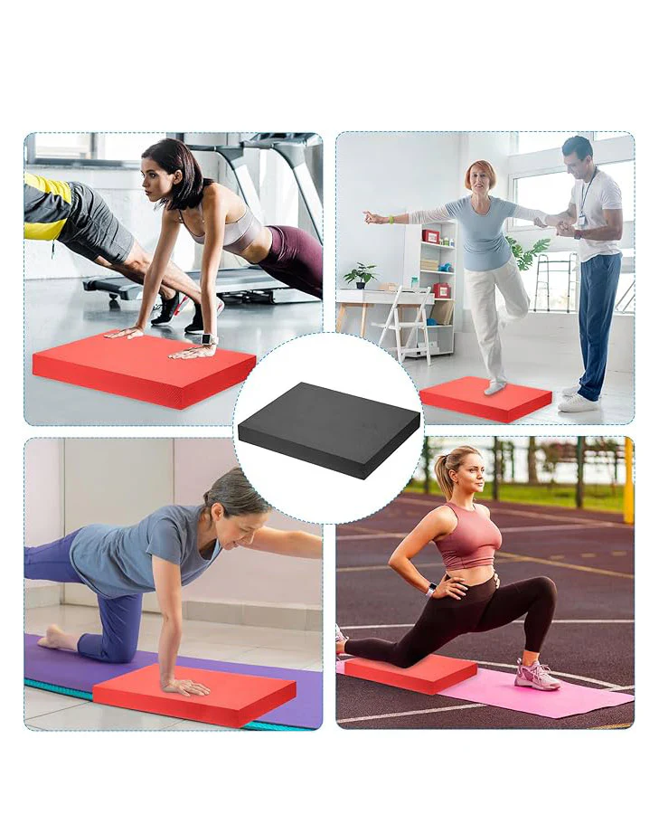 Knee Pad for Fitness Non-Slip TPE Foam Pad Cushion Black 2 - Image 2