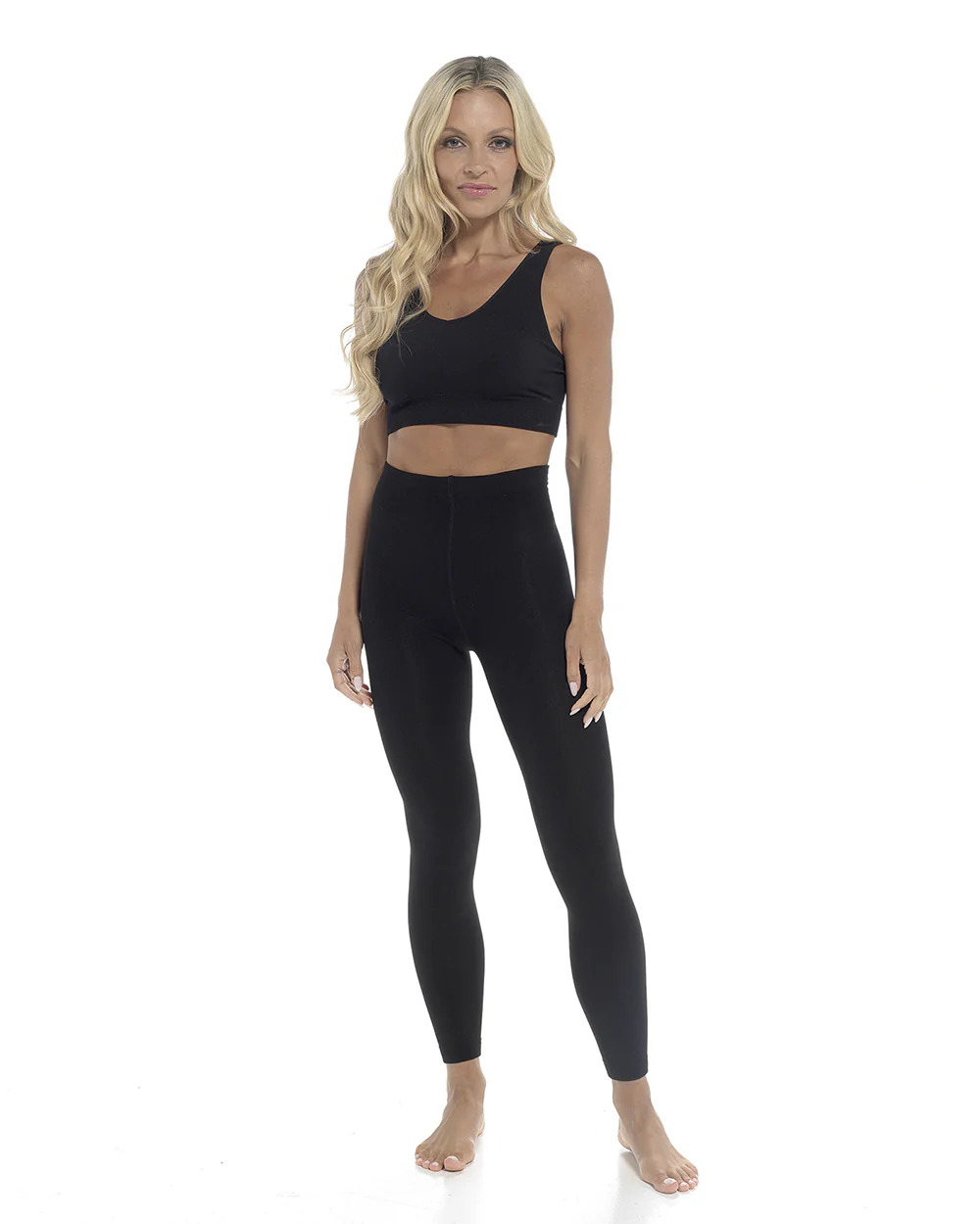 Ladies Thermal Leggings Black S M L - Image 3