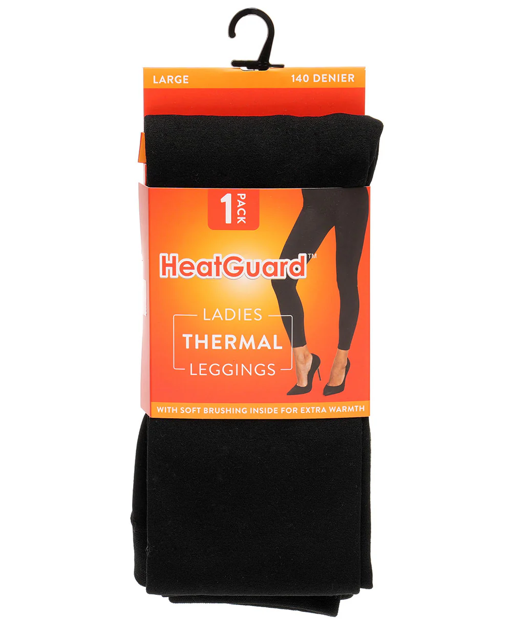 Ladies Thermal Leggings Black S M L - Image 4