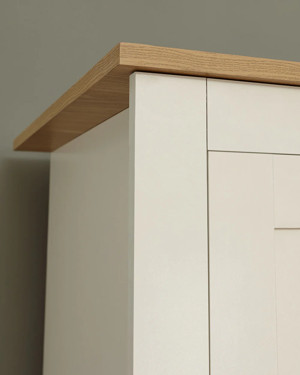 Lancaster 3 Door 2 Drawer Wardrobe Cream - Image 4