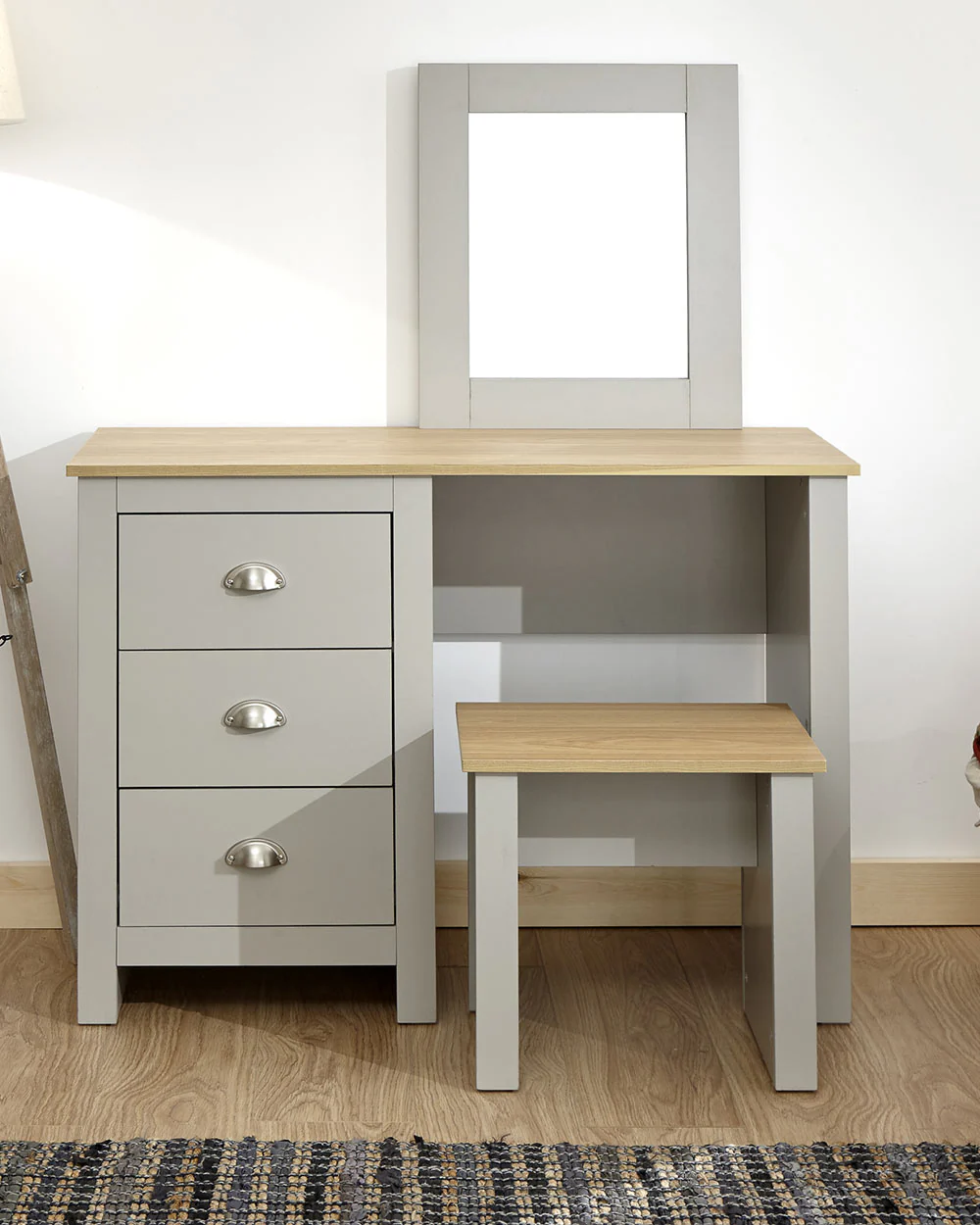 Lancaster Dressing Table Set Grey - Image 2