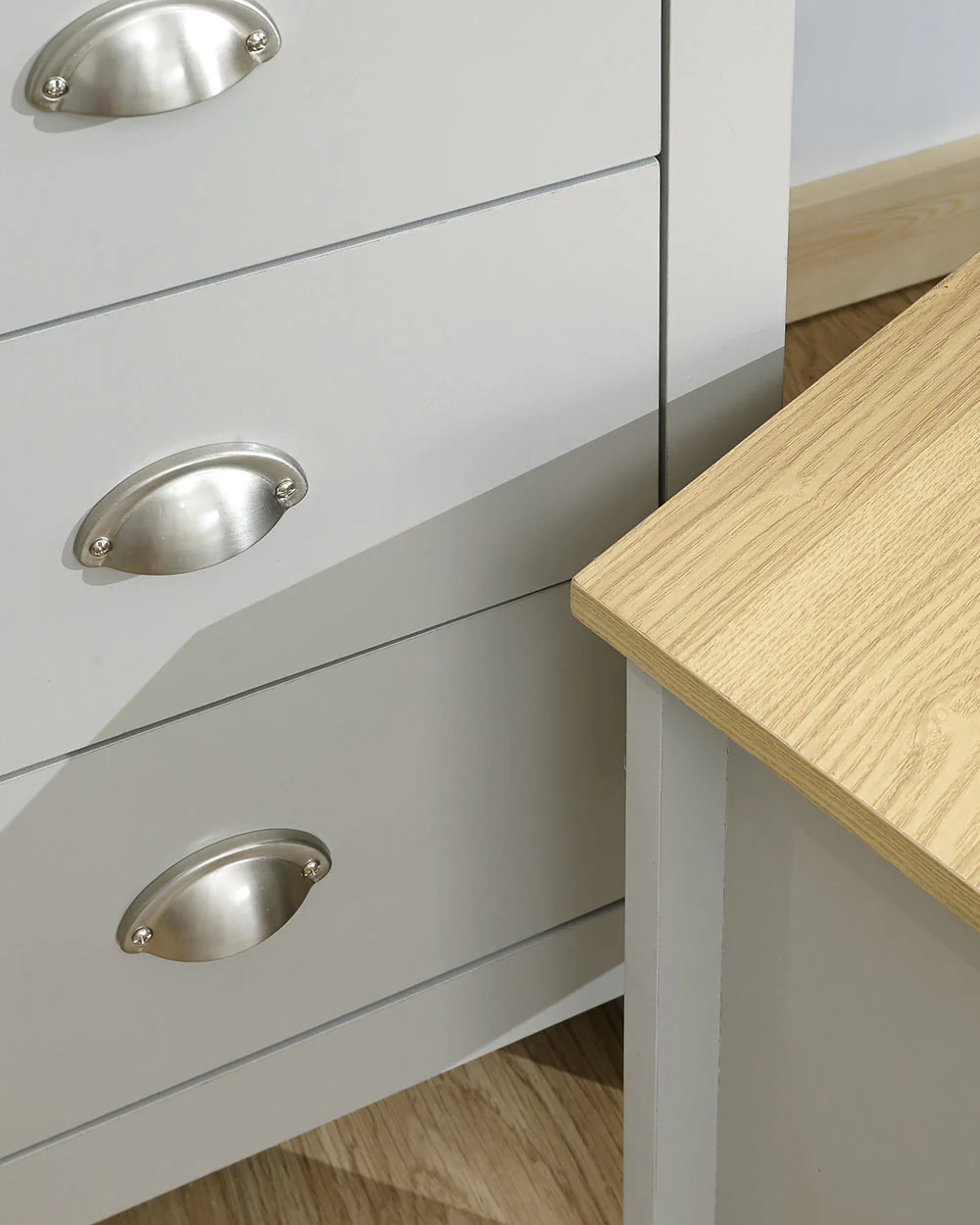 Lancaster Dressing Table Set Grey - Image 7