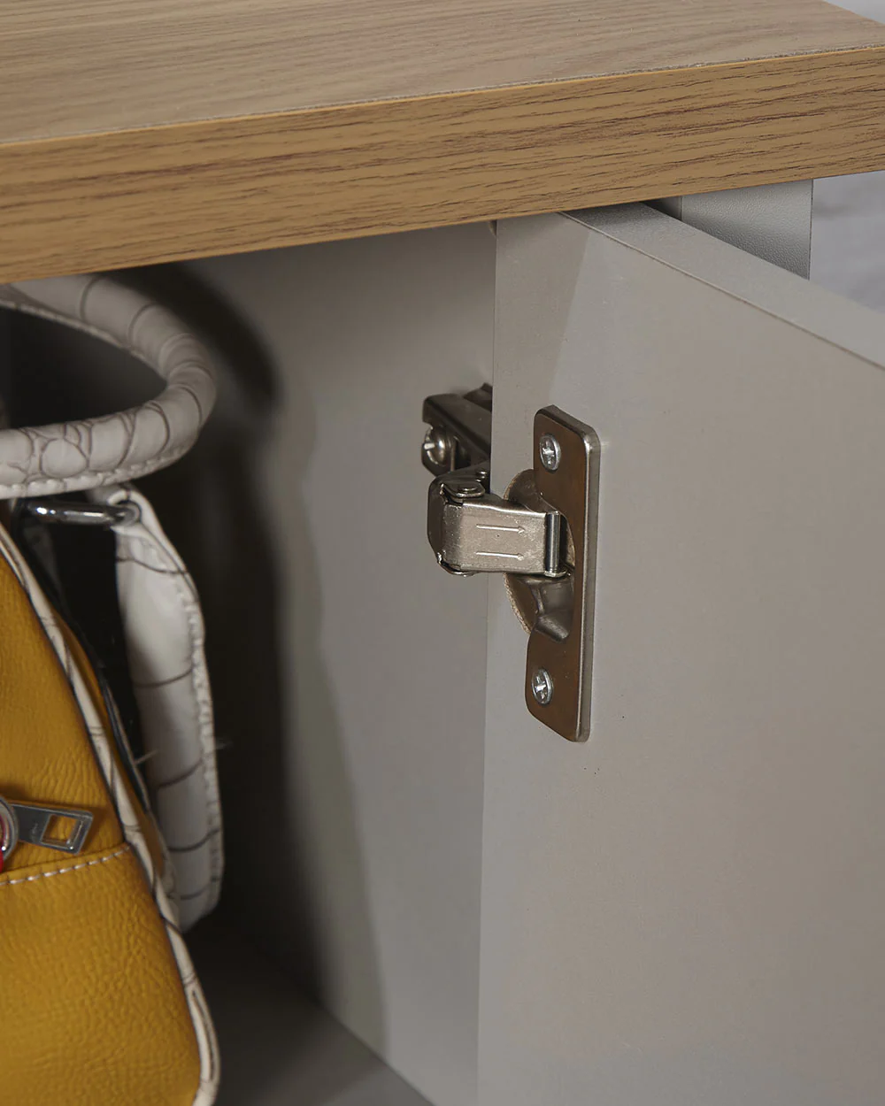 Lancaster Shoe Storage Cabinet Grey - Image 6