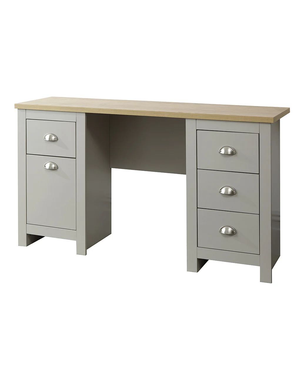 Lancaster Study Desk Grey Home Office - Image 10