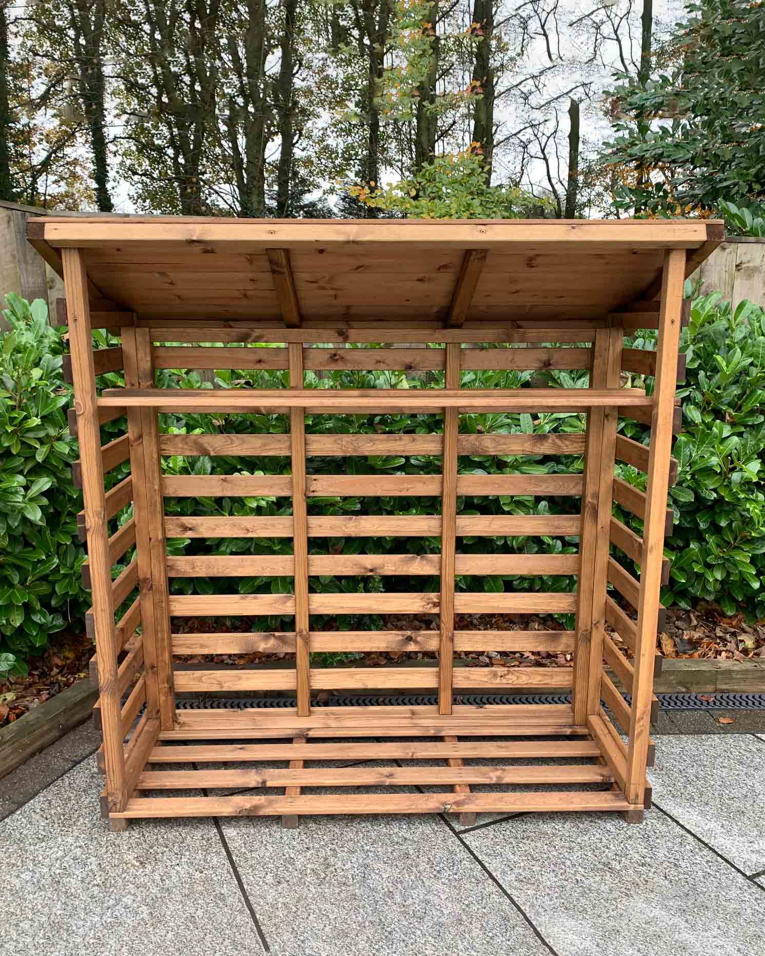 Charles Taylor Large Wooden Log Store HB203 - Image 3