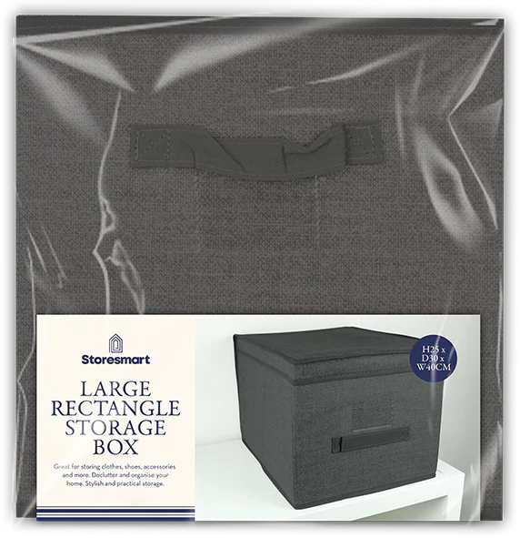 Large Rectangular Storage Box 25x30x40cm