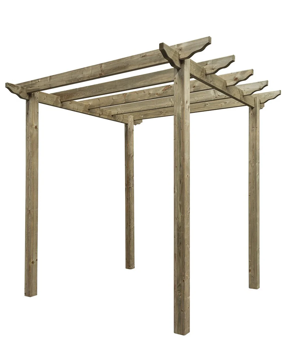 Large Wooden Traditional Pergola Rowlinson 10 Year Guarantee - Image 5
