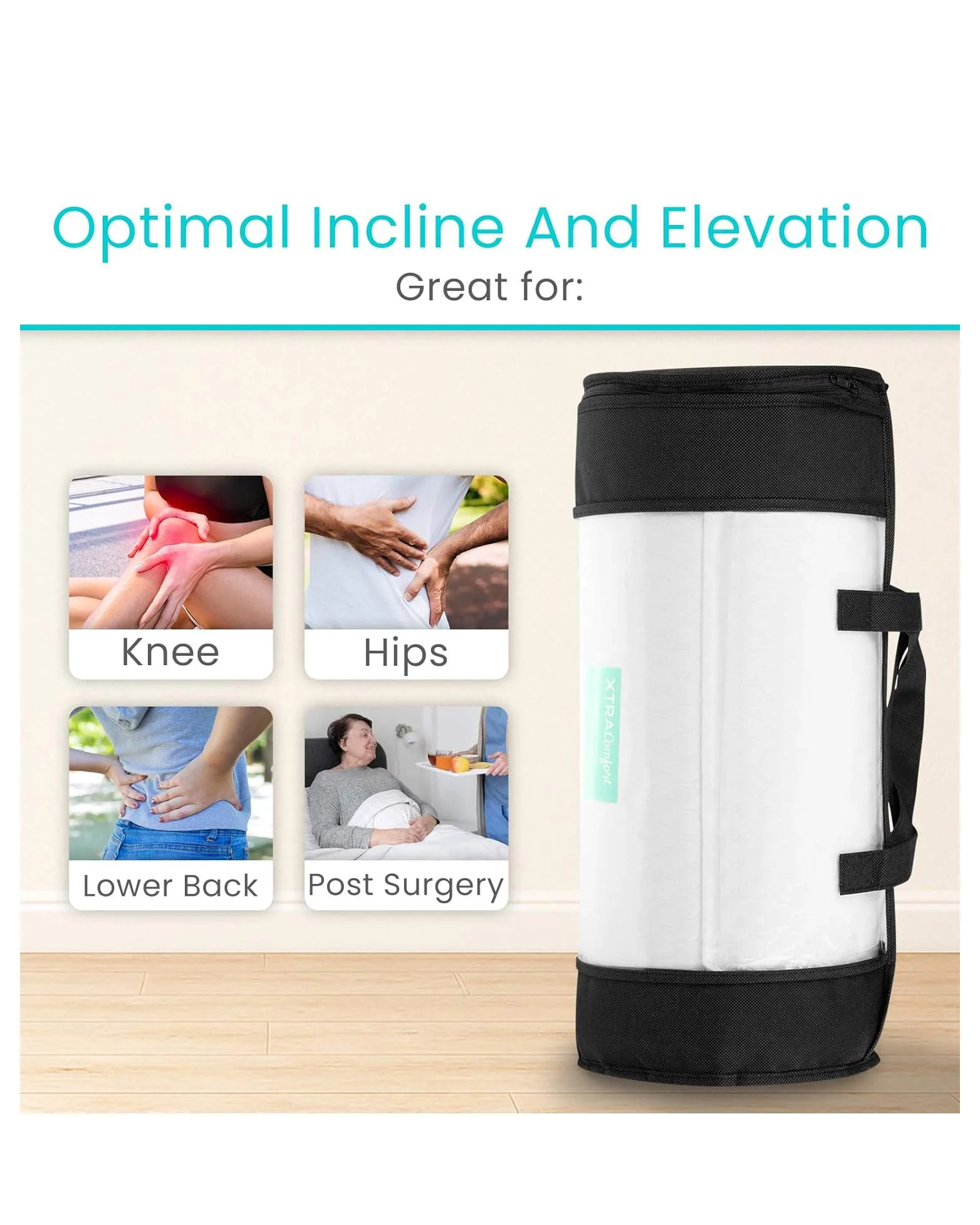 Leg Elevation Pillow Support Cushion White - Image 6